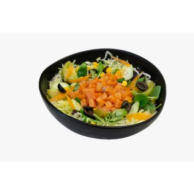 Insalata con salmone affumicato