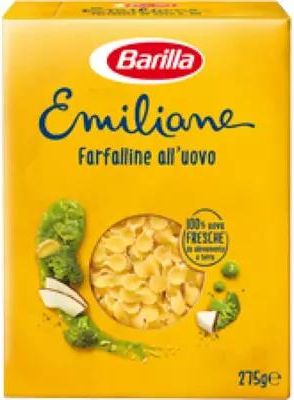 "Barilla" Emiliane farfalline all'uovo