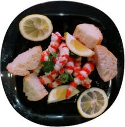 Fiocchi di surimi in olio di dio