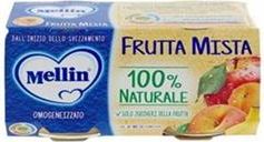 "Mellin" Omogeneizzato frutta