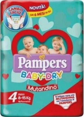 "Pampers" Baby dry mutandino