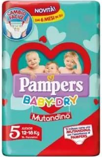 "Pampers" Baby dry mutandino